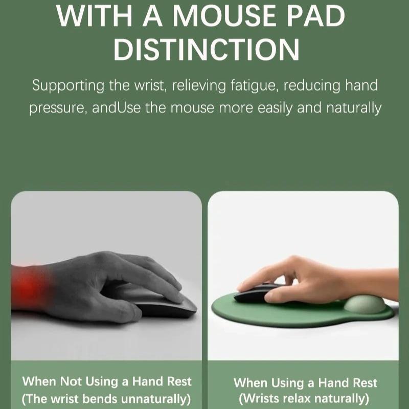 Gradient color mouse pad comfortable wrist rest non-slip mouse pad soft mouse pad wrist rest computer desktop silicone mouse pad