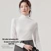 Women's Thermal Wool Silk Semi-High Neck Base Layer Top