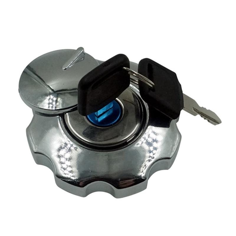 

A51K-Motorcycle Fuel Gas Tank Cover Lock Set For Honda CG125 CG 125 Spare Parts Aluminium Fuel Gas Tank срібний