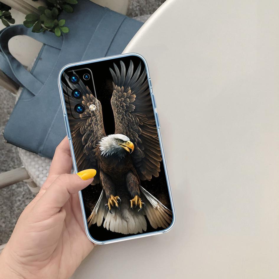 LO51 Hawk Eagle Phone Case for Motorola Moto G10 G20 G30 G31 G32 G34 G35 G41 G42 G50 G51 G52 G55 G60 G60S G62 G71 G72 G75