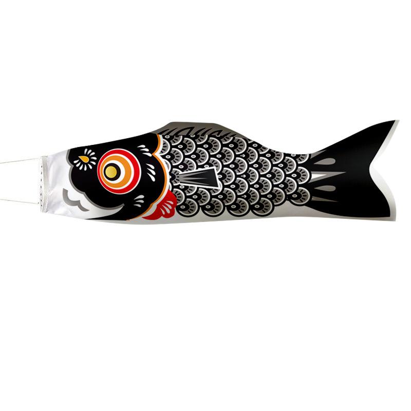 40/70/94cm Japanese Carp Flag Windsock Hanging Fish Flag Kite Colorful Wind Socks Home Garden Decoration