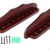 Elegant Wall-Mounted Pool Cue Storage Solution