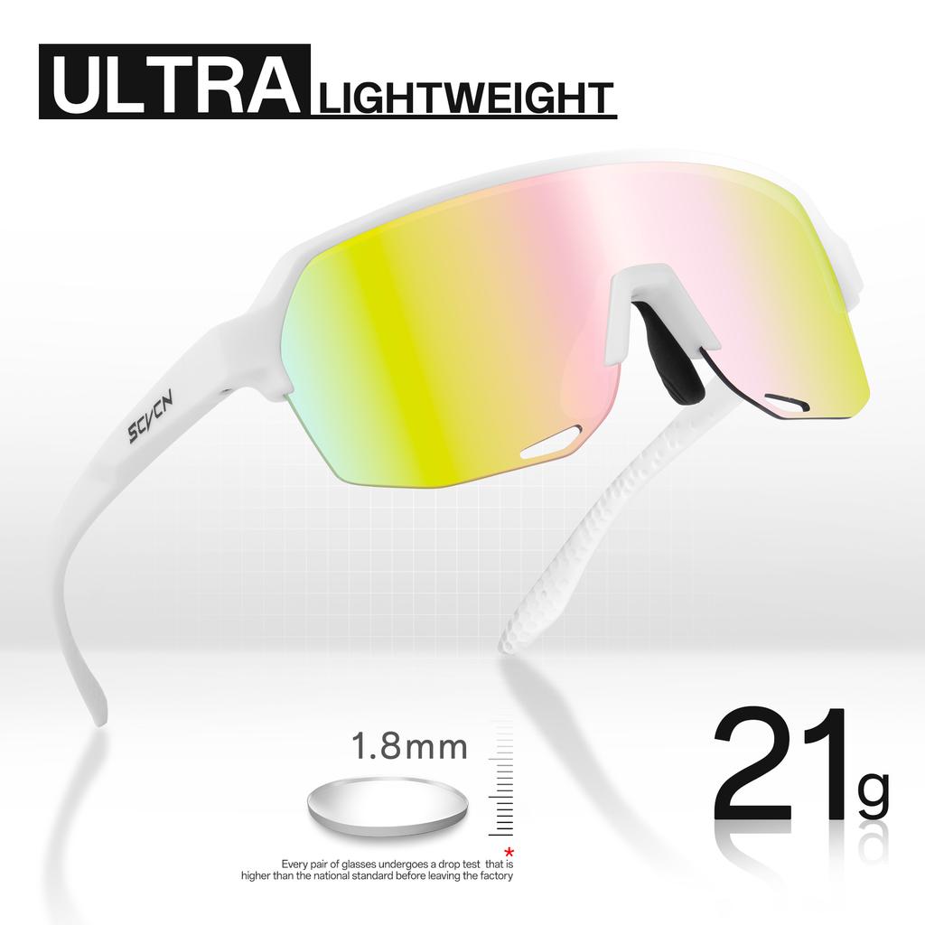 SCVCN Girls Sunglasses Kids Sports Baseball Cycling MTB Skating Glasses Bicycle UV400 Child Goggles Boys Outdoor Bike Eyewear