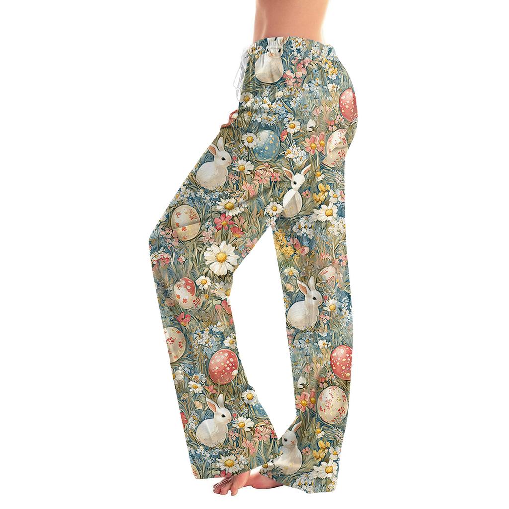 Women's Fashion Loose Casual Printed Casual Pants