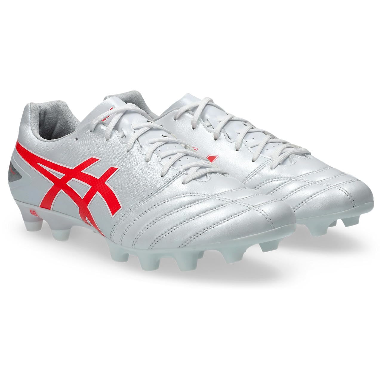 

ASICS DS LIGHT ADVANCE 1103A098 Soccer Unisex Size 104 3E Shoes, Adult, (White/Flash Red), 25.0 cm,