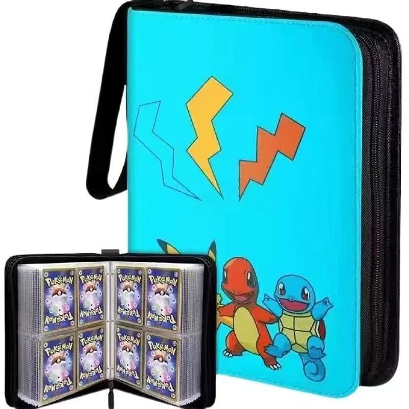 Pokémon Card Collection Book: 4-Grid & 9-Grid PU Game Album