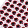 100 12mm 3D Holographic Eyes Fly Tying