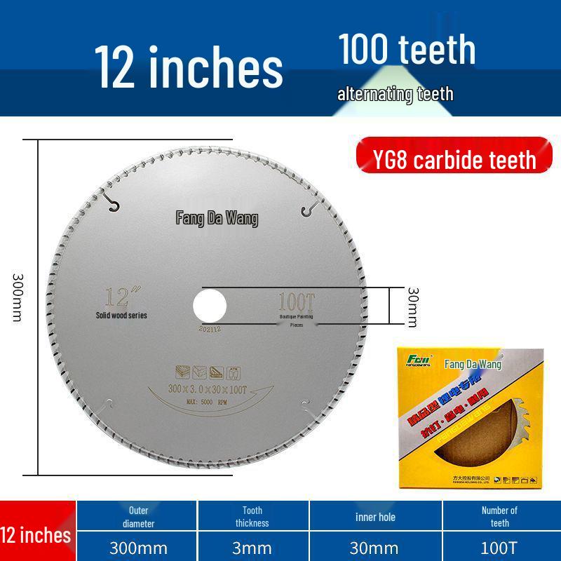 Woodworking YG8 Alloy Circular Saw Blades: 4-inch, 7-inch, and 10-inch for Portable Cutting Machines