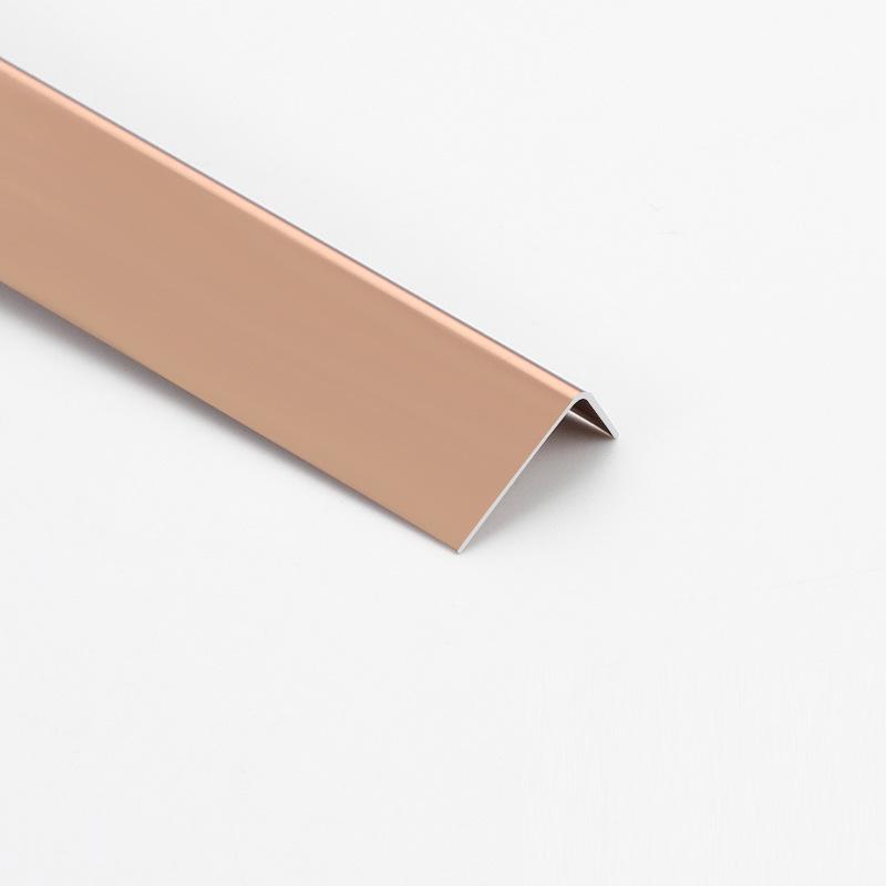 Aluminum L-Shaped Wall Corner Protector Trim - Anti-Collision Tile Edge Strip for Living Room.
