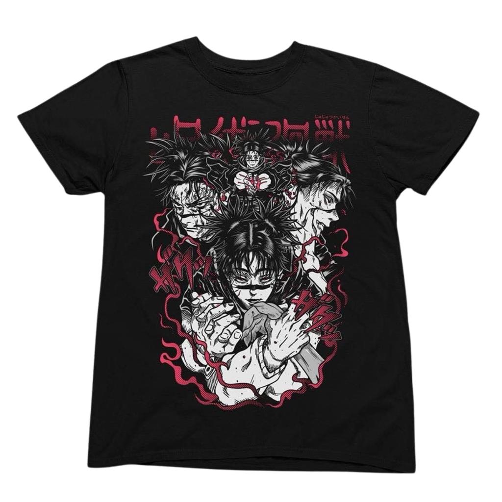 Jujutsu Kaisen T Shirts Men Women Cotton Oversizd Short Sleeved Anime Manga Graphic Streetwear Y2k Harajuku Female Male Clothing