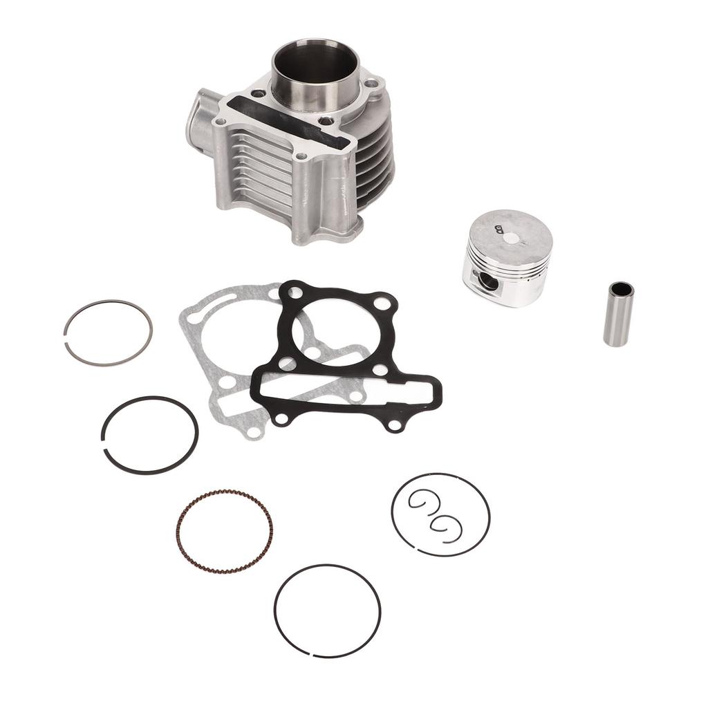 Engine Cylinder Assembly Kit with Piston Gaskets Aluminum Alloy for GY6 4Stroke 125cc Scooter Motorcycle ATV Go Karts
