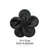 5 Pcs Black White Hand Sewn Colored Ding Cloth With Flower Clothing Patch Diy Clothing Accessories 11Cm