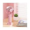 (Grün) Mini18 Drei Geschwindigkeiten Leiser Sommer Kühlventilator Nano-Spray Mini Handventilator