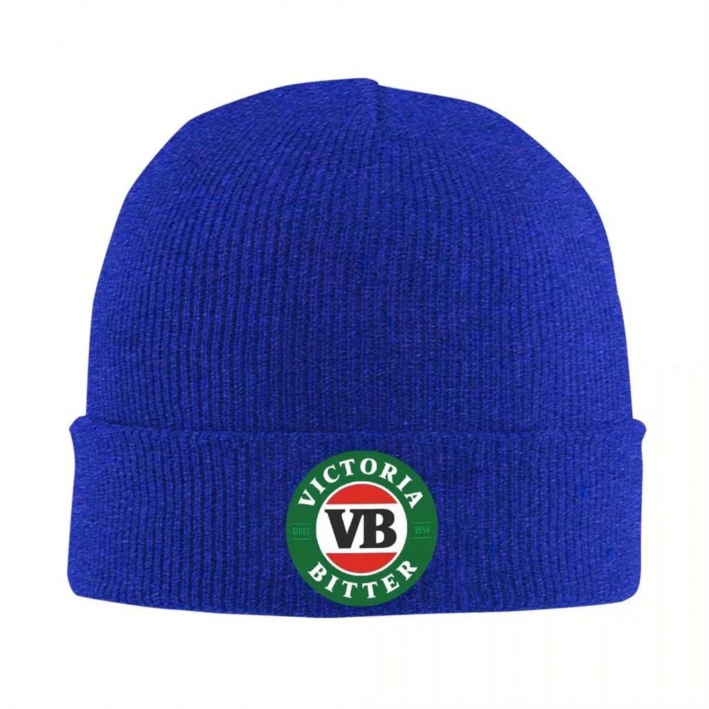 New Victoria Bitter Beer Hats Autumn Winter Skullies Beanies Fashion Cap Unisex Women Knitted Hat