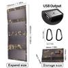 Solar Panel USB Charging Folding Bag Outdoor Camping Mobile Phone Folding Battery Charging Board 5V10W20W