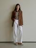 Theelo Suede Single Jacket (Camel)