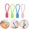 10Pcs Magnetic Silicone Earphone Cord Winder Cable Holder Multifunction Home Office Headphones USB Cable Wire Organizer Accessories