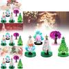 Colorful And Interactive 15cm Christmas Tree Toy With Snowflake Crystals For Children