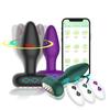 Unisex Silicone 360-degree Rotating Powerful Vibrator Anal Plug, Anal Stimulation Masturbator, Adult Sexy Sex Toys, Sex Toys