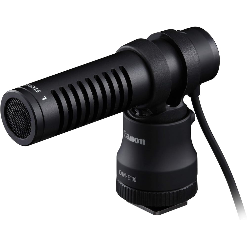 Canon USA 4474C001 Canon stereo microphone DM-E100