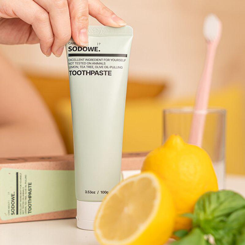 SODOWE Refresh Basil Lemon Toothpaste 100g x 1