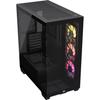 PC-Gehäuse - CORSAIR - 3500X RSR ARGB Tempered Glass Mid-Tower - 3 ARGB-Lüfter mit umgekehrtem Rotor - Schwarz