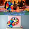 12 Slots Prize Wheel, 34cm Prize Wheel Spinner with Stand and Heavy Duty Base,Spinning Wheel for Prizes,Spin The Wheel