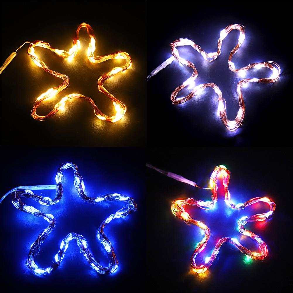 6m 60LEDs Copper Wire Battery Powered String Fairy Light Xmas Wedding Lamp  Decoration