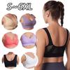 Breathable Mesh Shockproof Sports Bra for Plus Size Yoga & Running
