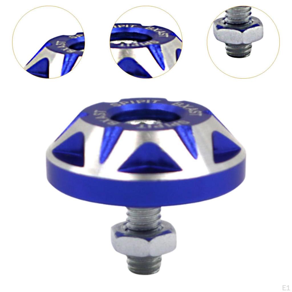 License Plate Screws Cover Fasteners Caps 6mm Holes Car Tag Screw Bolt for