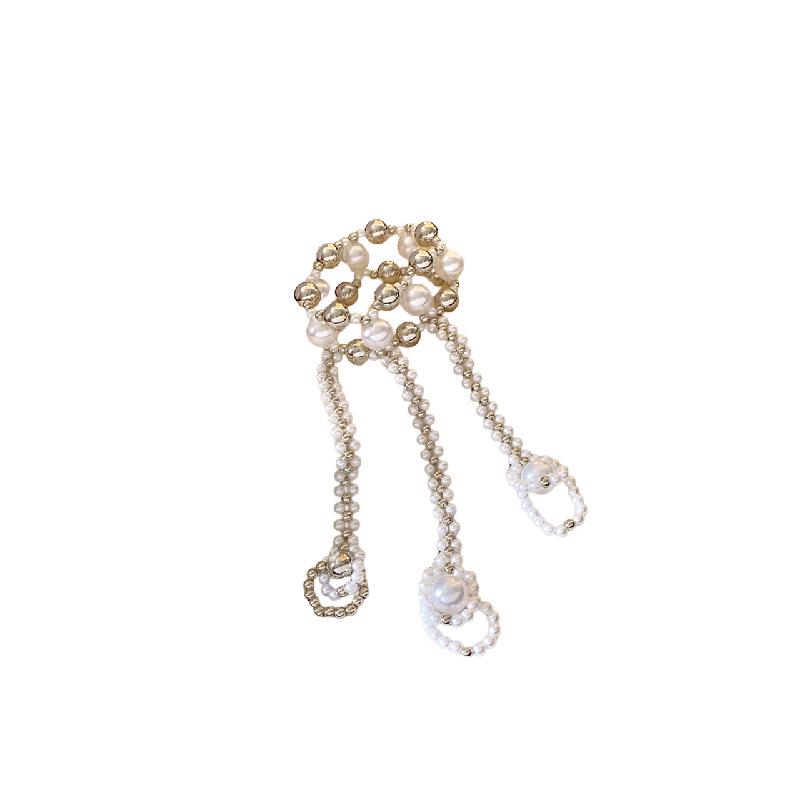 Super Fairy Geometric Pearl Bracelet – Retro Chic Temperament Jewelry for Women