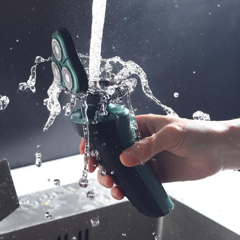 9D High-Power Electric Shaver with Digital Display, USB Charging, Washable Design, Floating Razor & Multifunctional Beard Trimmer