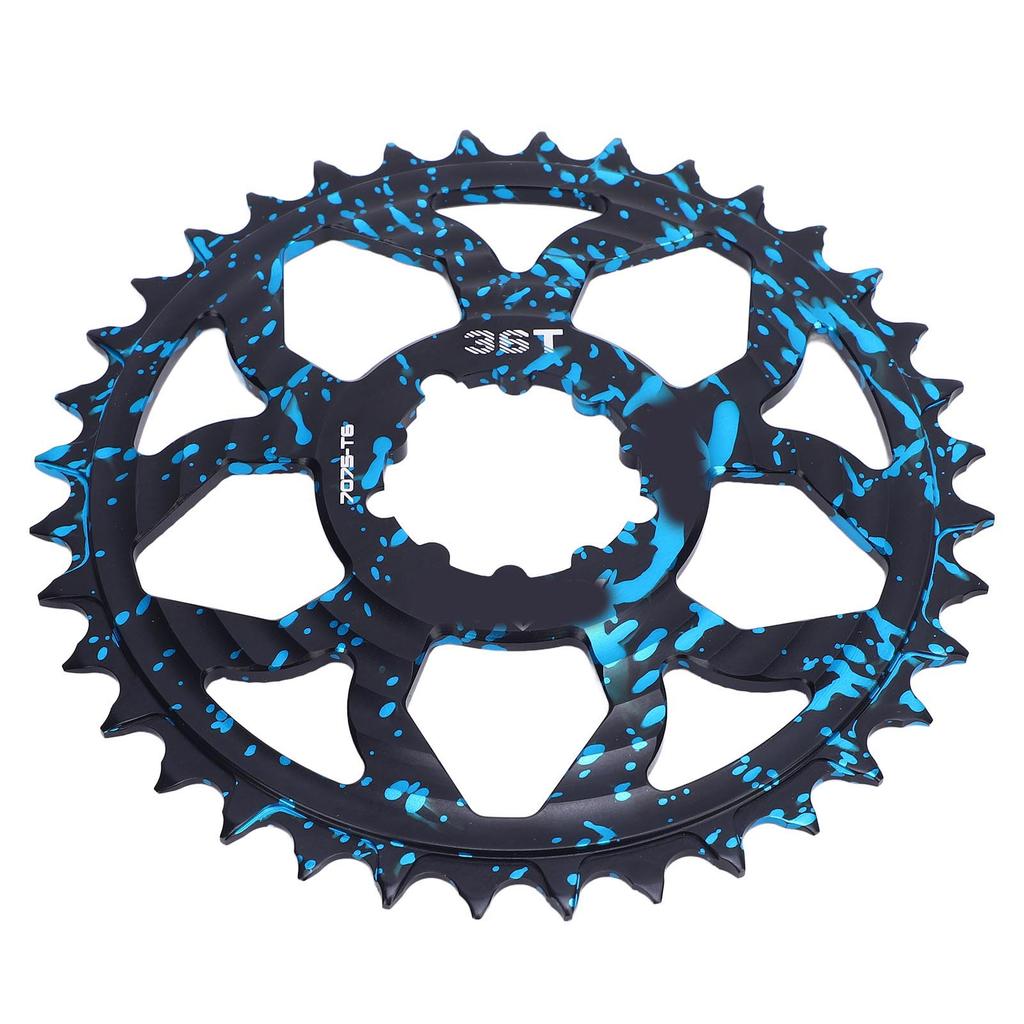 36T Bike Chainring 7075 Aluminum Alloy Lightweight Positive Negative Tooth Round Chainwheel for GXP