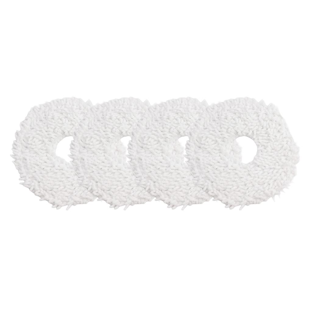 For Obode P8 Robot Vacuum Cleaner Mop Cloth Replacement 4 Pack Microfiber Cleaning Pads for Hard Floor Surfaces