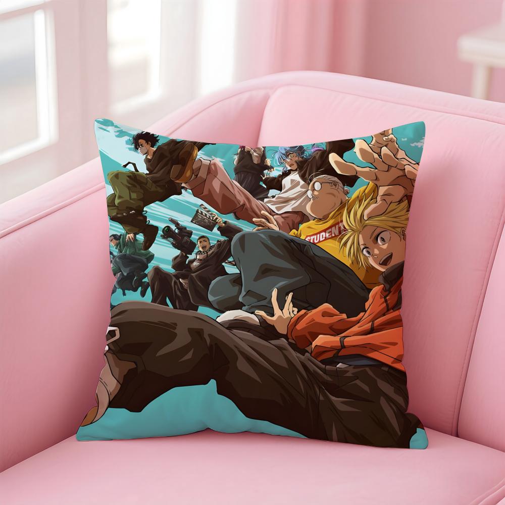 Anime Funny SSakamoto DDays Cushion Cover Pillow Case Soft Skin Friendly Fabric Comfort Concealed Zipper