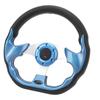 12.5 Inch Golf Cart Steering Wheel Universal 6 Holes Steering Wheel Replacement for E‑Z‑GO TXT & RXV Blue