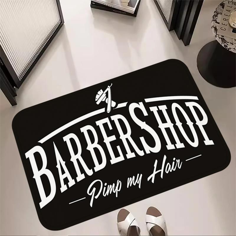 Doormats Rugs Foot Carpets Barber Shop Entrance Doormat Bathroom Rug Floor Mats Carpet Anti Slip Mat Home Kitchen Hallway Decor