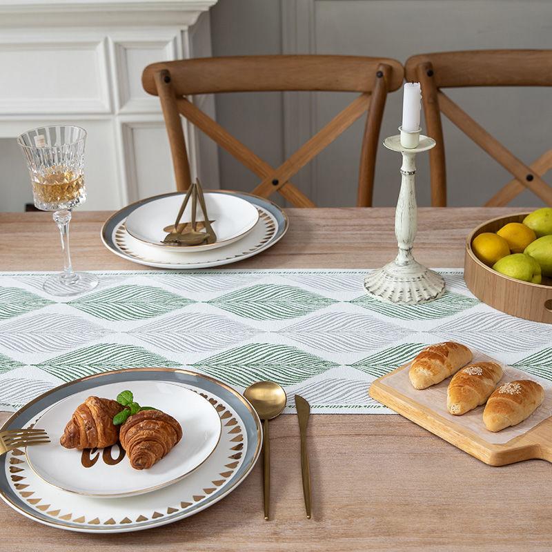 Ins Роскошный скандинавский настольный скатерть с принтом в стиле ретро с кисточками — фото 4