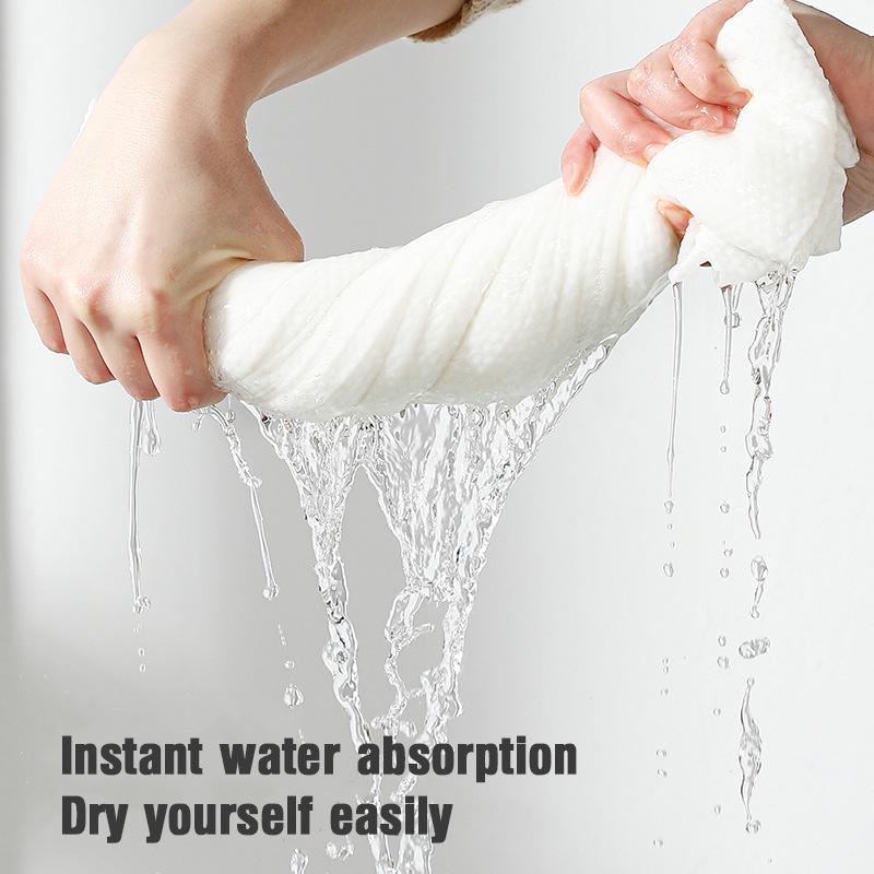 Tengji Travel Set: Thickened Pure Cotton Disposable Bath Towels (Individually Packaged)