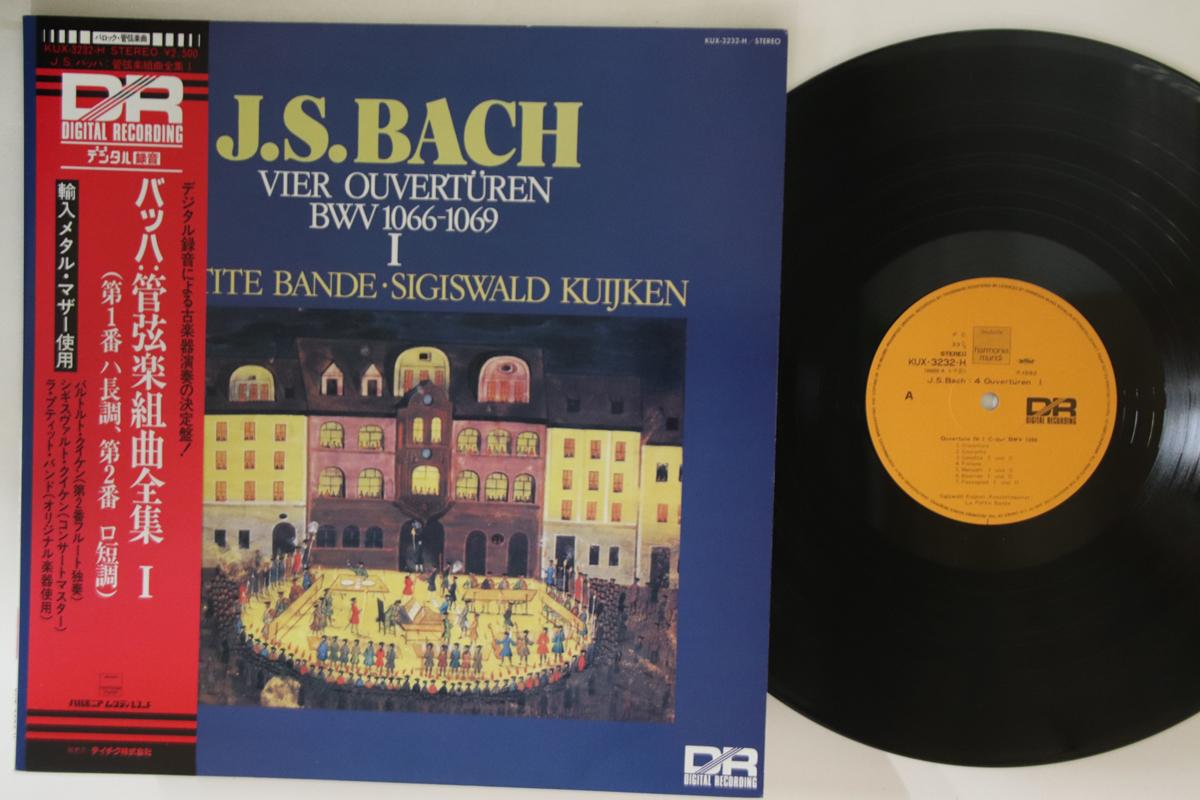 

LP Record J.S. BACH - Vier Ouverturen Bwv 1066-1069 I KUX3232H TEICHIKU Japan Obi Classical Used