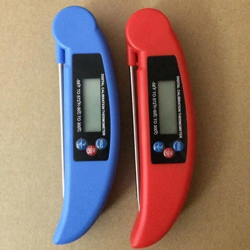 1 ks Vysoce kvalitní digitální teploměr na potraviny Skládací BBQ gril Kuchyňský nástroj Teploměr na vaření