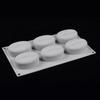 6-Cavity Food-Grade Silicone Mold: Coffee Bean, Pudding, Mousse & Cake Resistant to High Temperatures