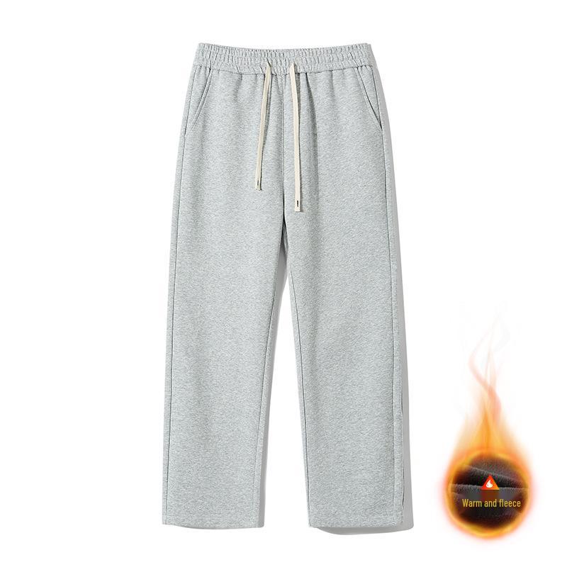 Muxiu Menswear: Trendy Striped Wide-Leg Sweatpants for Men and Couples