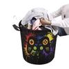 Colorful Game Controller Print Laundry Basket with Handles - Bathroom & Household Clothes Storage