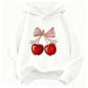 Fashion Y2k Cherry Design Graphic Hoodie Kids Children's Sweatshirt Hoody for Boys Girls Autumn Winter Casual Hoodies