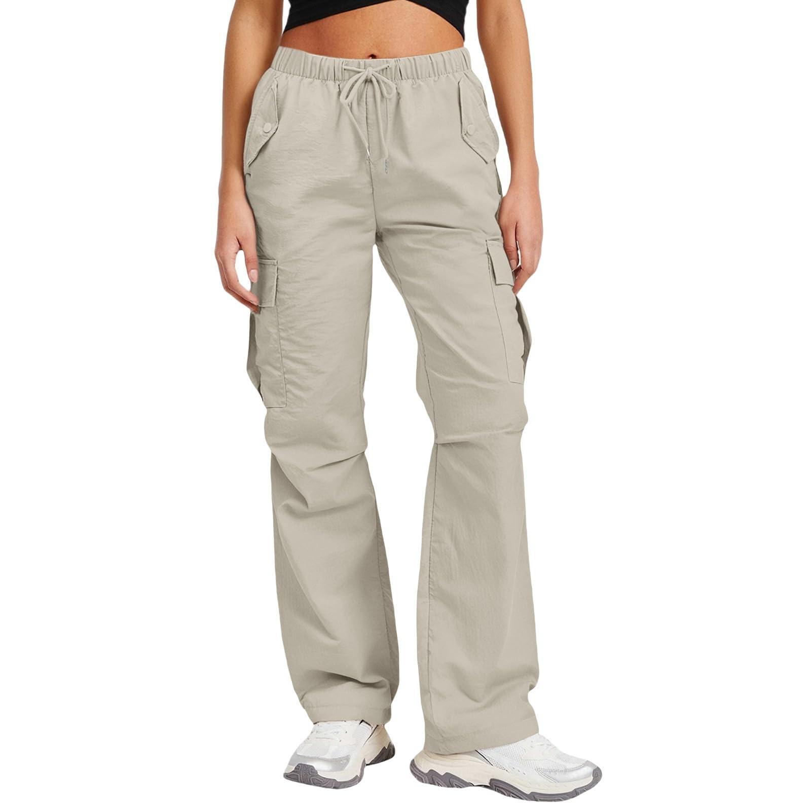 

Женские широкие брюки, эластичные брюки с высокой талией и завязками, струящиеся летние пляжные брюки-палаццо, повседневные брюки XL синий