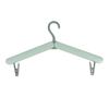 Collapsible Travel Hangers Lightweight Foldable Space-Saver Closet Clothes Hangers with Hidden Clips for Jackets Pants