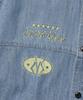 CAVISH Cvs Washed Denim Shirt Blue(Cv2Dfuw301A)