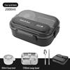 ZISIZ 316 Stainless Steel Divided Lunch Box