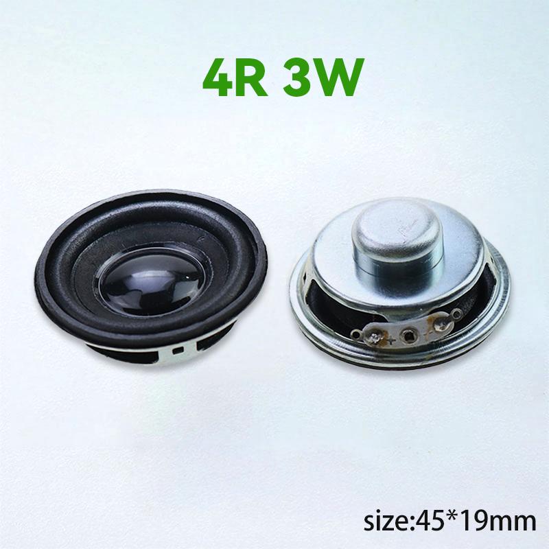 2PCS Speaker Horn 4R 3W 5W Diameter 36mm 40mm 45mm 50mm 52mm 57mm 78mm Amplifier Rubber Gasket Loudspeaker Trumpet 4 Ohm
